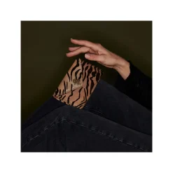 Best Sale Claris Virot Alex Wallet Tora Tiger Leather