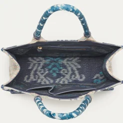 Discount Claris Virot Archi Bag Blue Dragon Timor Fabric