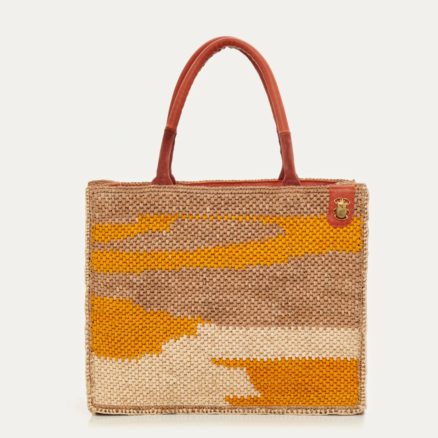 Best Sale Claris Virot Archi Bag Rafia Fabric