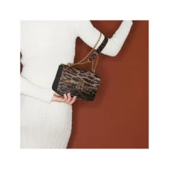 Flash Sale Claris Virot Ava Medium Bag Ocelot Leather