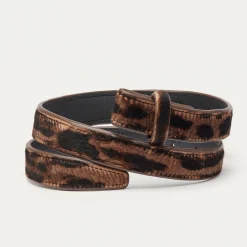 Flash Sale Claris Virot Baby Belt Ocelot Leather