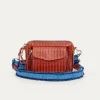 Best Sale Claris Virot Baby Charly Bag Anko Brick Embossed Woven Leather