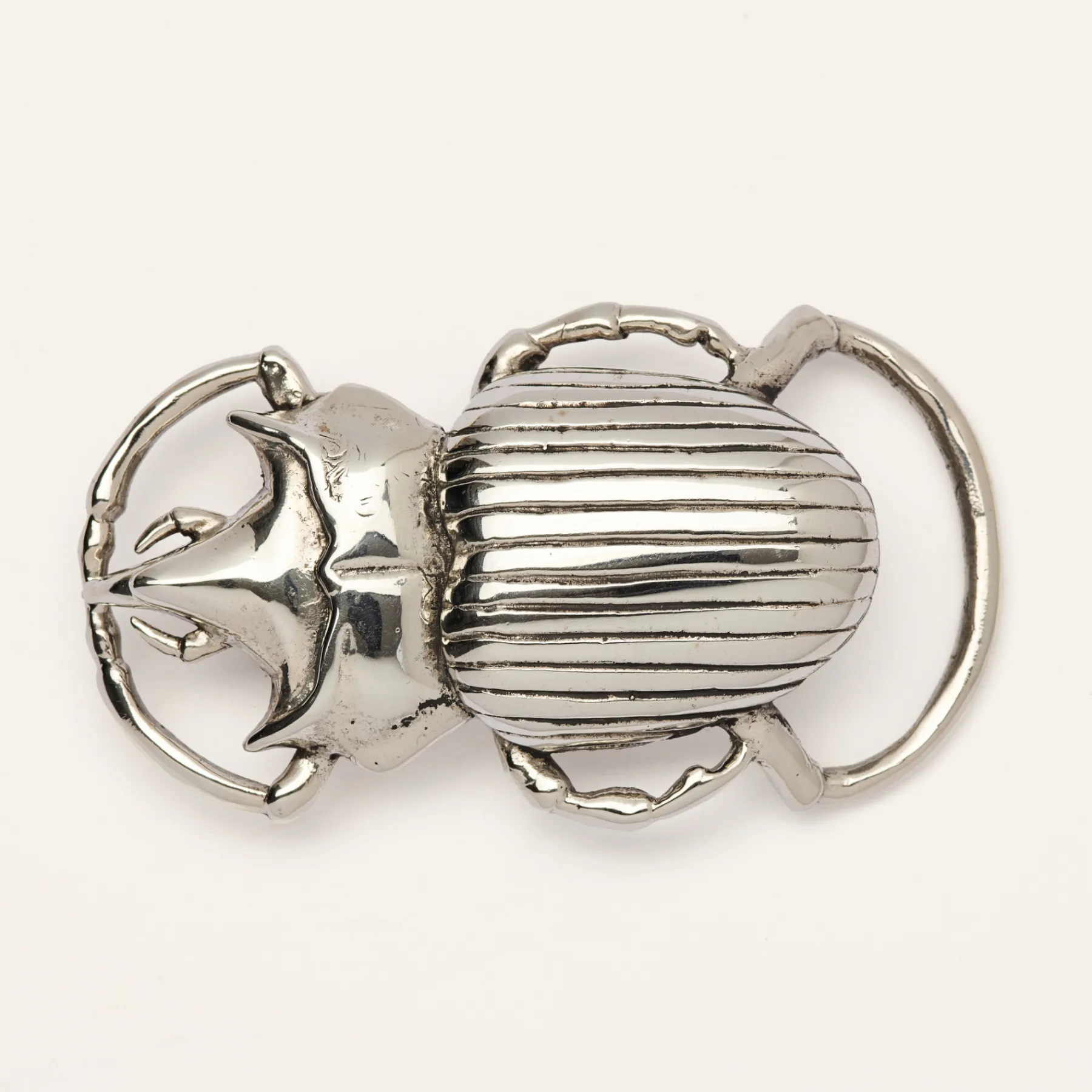 Best Claris Virot Belt Buckle Silver Beetle