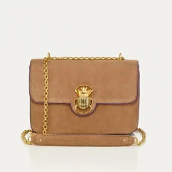 Cheap Claris Virot Big Ava Bag Grege Thick Leather Suede
