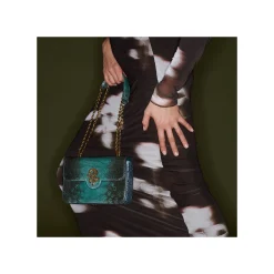 Online Claris Virot Big Ava Bag Lagoon Lizard