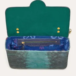 Online Claris Virot Big Ava Bag Lagoon Lizard