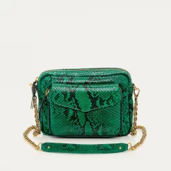 Sale Claris Virot Big Charly Bag Mint Python