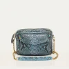 Store Claris Virot Big Charly Bag Blue Lagoon Python