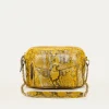 Fashion Claris Virot Big Charly Bag Yellow Imperial Samurai Python