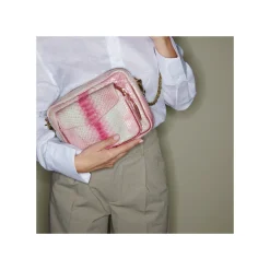 Best Sale Claris Virot Big Charly Bag Burgundy Python