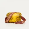 Cheap Claris Virot Big Charly Bag Saffron Python