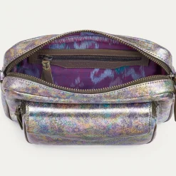 Flash Sale Claris Virot Big Charly Bag Metallic Gasoil Leather