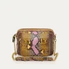 Fashion Claris Virot Big Charly Bag Stone Hand Painted Python