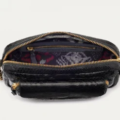 Online Claris Virot Big Charly Bag Black Golden Hardware Python