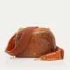 Clearance Claris Virot Big Clara Bag Moka Python