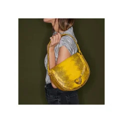 Flash Sale Claris Virot Big Victoria Bag Yellow Imperial Samurai Python