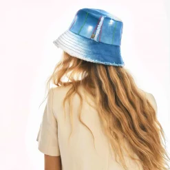 Store Claris Virot Bobby Hat Indigo Bogolan Fabric