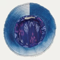 Store Claris Virot Bobby Hat Indigo Bogolan Fabric