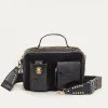 Store Claris Virot Cesar Bag Black Python And Leather