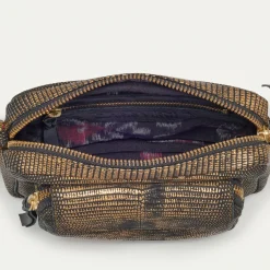 Flash Sale Claris Virot Charly Bag Old Gold Lizard