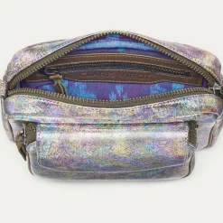 Flash Sale Claris Virot Charly Bag Metallic Gasoil Leather