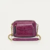 Best Claris Virot Charly Bag Violet Python