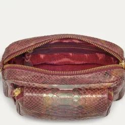 Cheap Claris Virot Charly Bag Copper Oxide Python