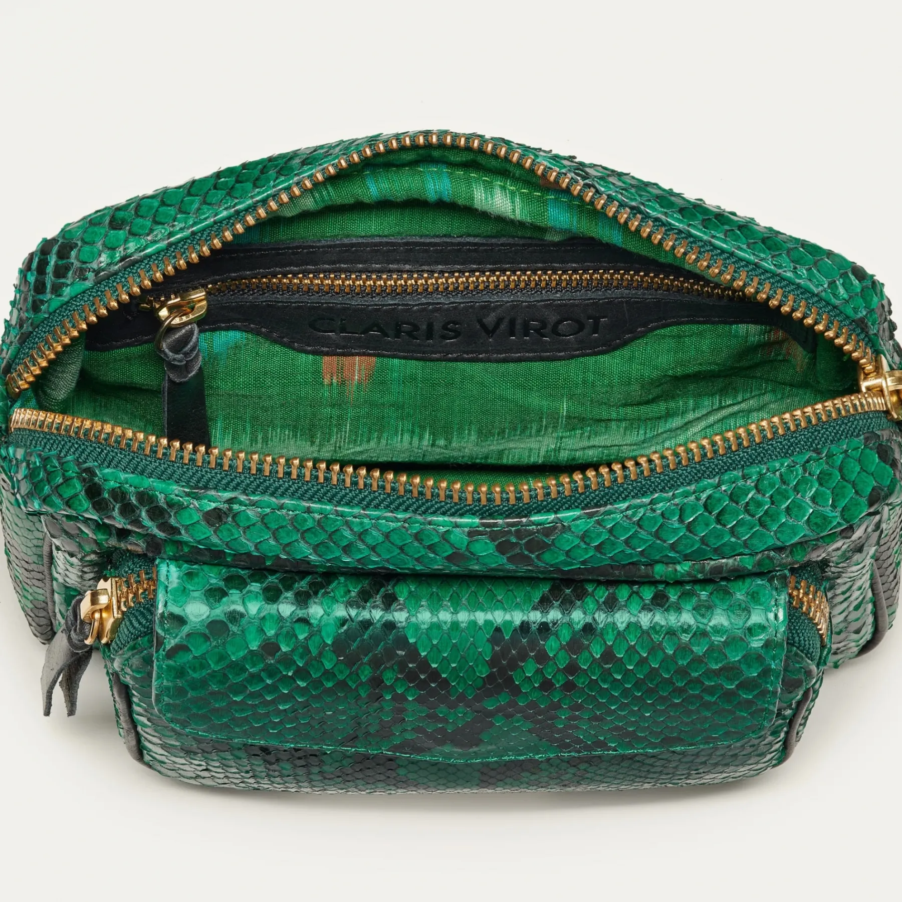 Fashion Claris Virot Charly Bag Mint Python