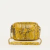 Sale Claris Virot Charly Bag Yellow Imperial Samurai Python