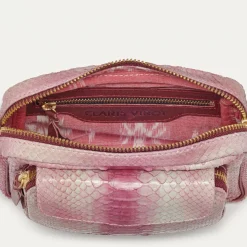 Store Claris Virot Charly Bag Burgundy Python