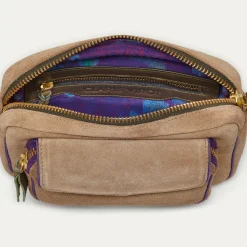 Cheap Claris Virot Charly Bag Grege Thick Leather Suede