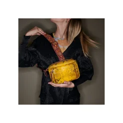 Flash Sale Claris Virot Charly Bag Saffron Python