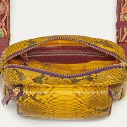 Flash Sale Claris Virot Charly Bag Saffron Python