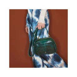 Discount Claris Virot Clara Bag Green Forest Python