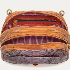 Online Claris Virot Clara Bag Parme Paruma Python