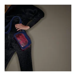 Sale Claris Virot Clara Bag Purple Python And Suede
