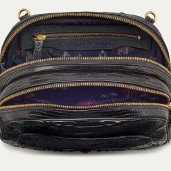 Clearance Claris Virot Clara Bag Black Python