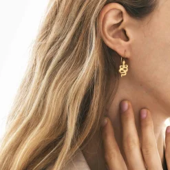 Fashion Claris Virot Cleo Earrings Gold Snake