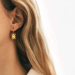 Online Claris Virot Cleo Earrings Gold Beetle