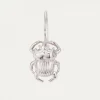 New Claris Virot Cleo Earrings Silvery Beetle