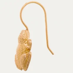 Clearance Claris Virot Cleo Earrings Golden Frog