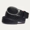 Best Claris Virot Dallas Belt Black Python