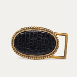 New Claris Virot Dallas Belt Green Orange And Black Python