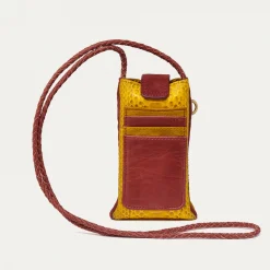 New Claris Virot Double Marcus Case Saffron Python