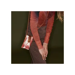 Fashion Claris Virot Double Marcus Case Red Dragon Timor Fabric