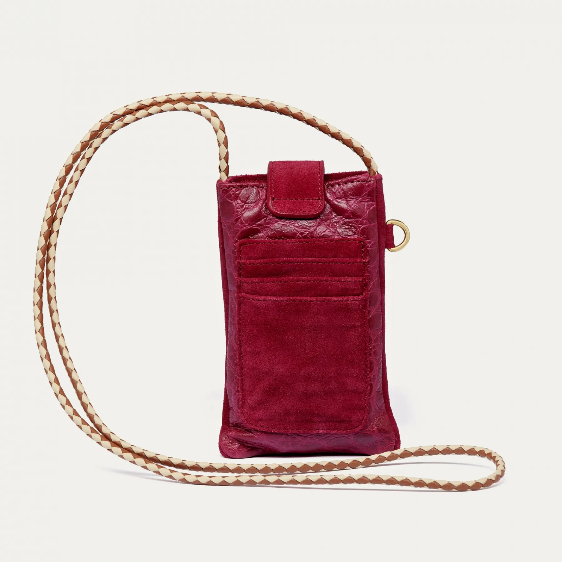 Sale Claris Virot Double Marcus Case Rococo Leather
