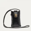 Fashion Claris Virot Double Marcus Case Black Python And Leather