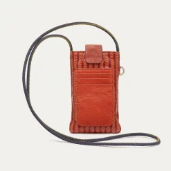 Hot Claris Virot Double Marcus Case Anko Brick Embossed Woven Leather
