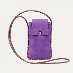 Best Sale Claris Virot Emile Sunglasses Case Purple Leather