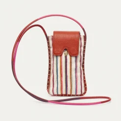 Best Sale Claris Virot Emile Sunglasses Case Tsumugi Striped Fabric